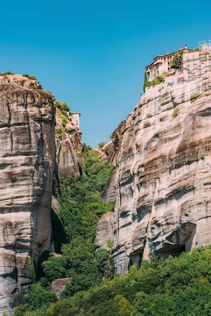 Premium Photo | Meteora monasteries greece the monasteries of varlaam ...