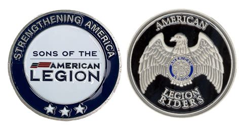 SAL Logo - Legion Riders Coin - American Legion Flag & Emblem