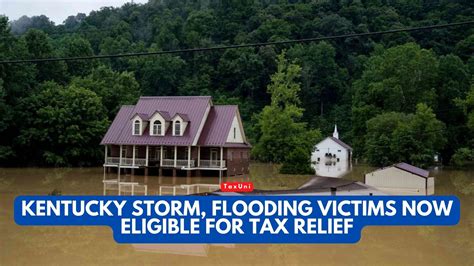 Kentucky Storm, Flooding Victims Now Eligible for Tax Relief 2024