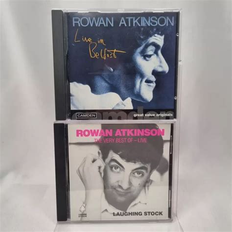 ROWAN ATKINSON STAND Up Comedy CD Lot Rare Live In Belfast & Laughing ...