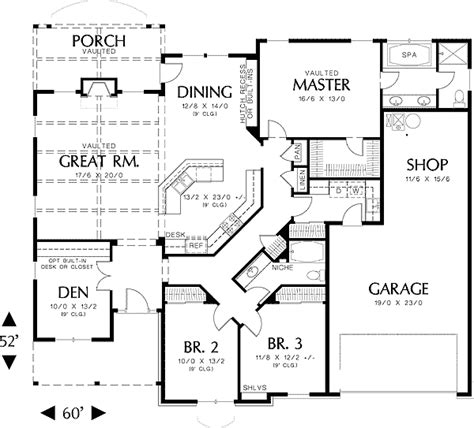 Single Story House Floor Plans Plan Northwest - JHMRad | #137687