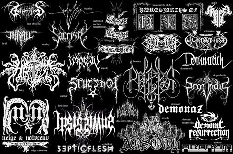 May the devil take us...: Black Metal Band Logos [Part II]