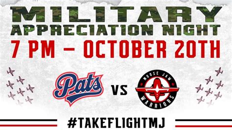 Military Appreciation Night this Thursday – Moose Jaw Warriors