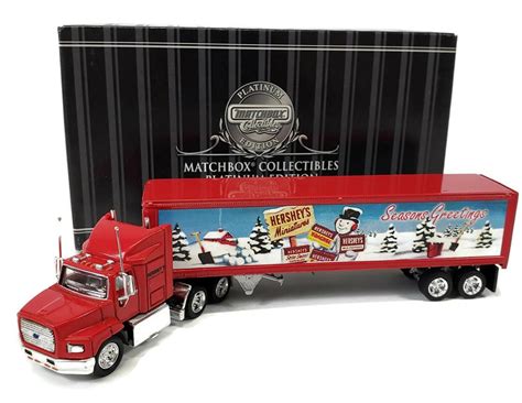 1/97 Scale Matchbox Ford Aeromax Semi Tractor Trailer hersheys Seasons ...