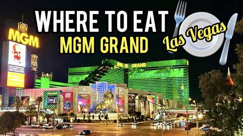 MGM Grand Las Vegas FOOD 🔥 - YouTube