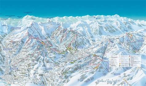 Saint Gervais - Piste Map & Ski Area Info for this fantastic French Resort