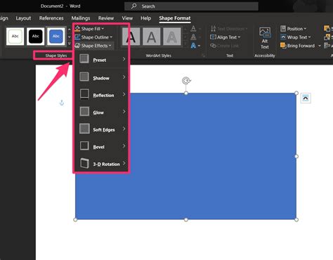 How to draw freely on Microsoft Word or insert shapes to customize ...