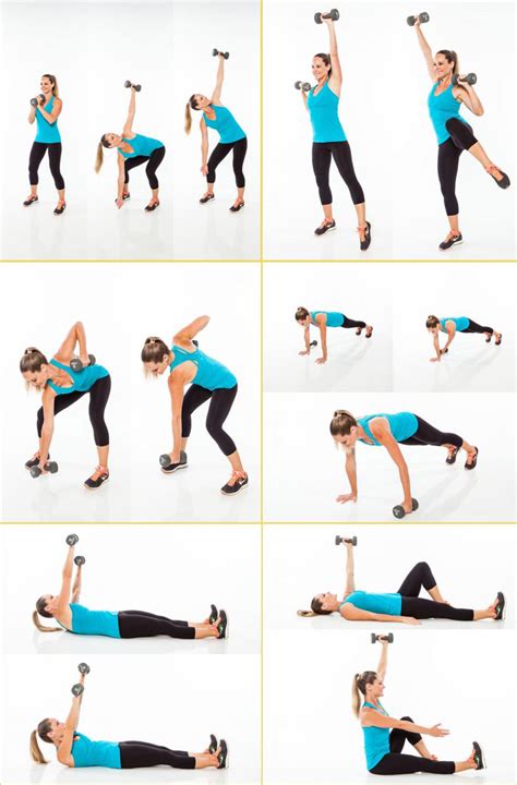 6 Moves with Weights for a Rock-Solid Stomach Dumbbell Ab Workout, Ab ...