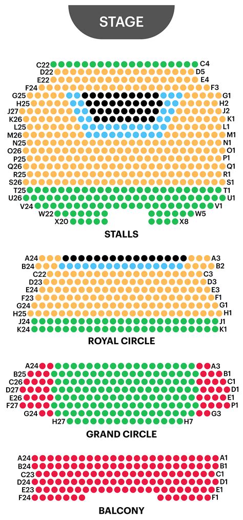 Novello Theatre Seating Plan | London Theatre Guide