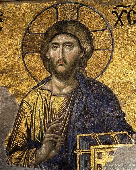 Mosaic of Christ, Hagia Sophia - a photo on Flickriver