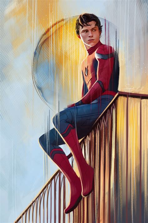 ArtStation - Tom Holland Spider-Man fan-art