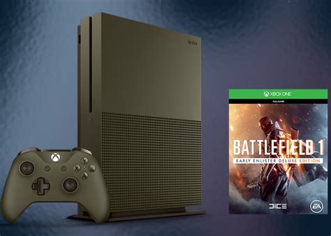 Xbox One S Battlefield 1 Special Edition Bundle Unveiled (video ...