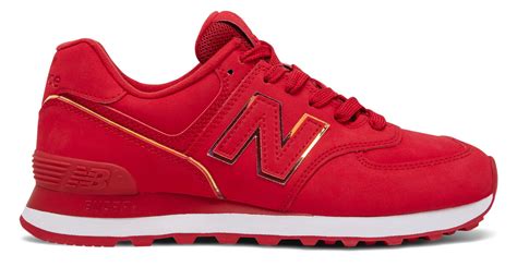 New Balance 574 Running Classics Shoes in Red - Lyst