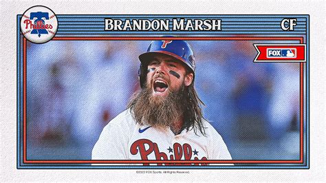 Why Brandon Marsh's wet hair makes him a perfect fit with the Phillies ...