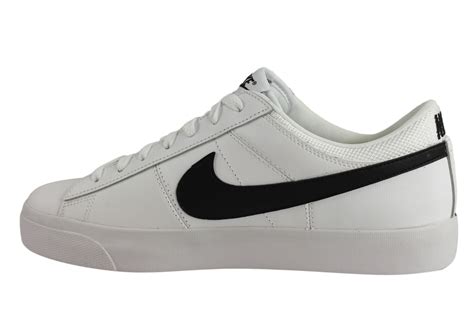 Nike Match Supreme Leather Mens Lace Up Tennis Casual Shoes | Brand ...