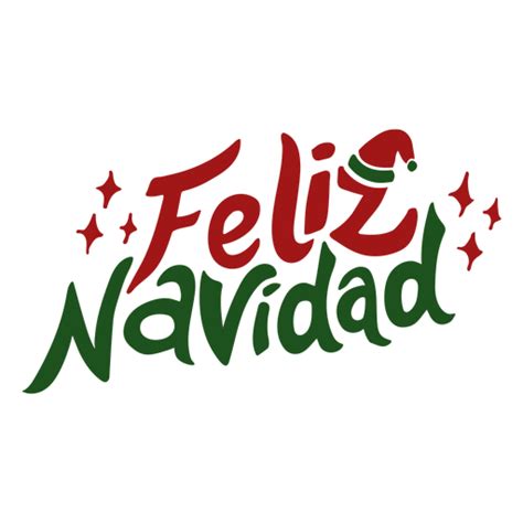 Feliz Navidad Lettering PNG & SVG Design For T-Shirts