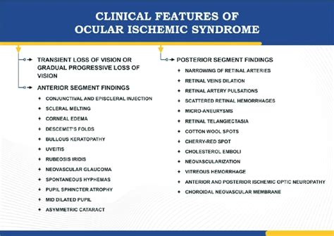 Clinical features of ocular ischemic syndrome. | Download Scientific ...