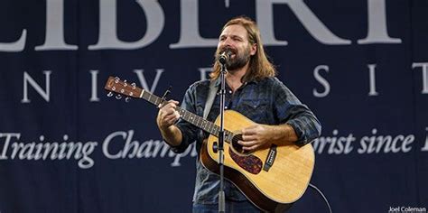 Mac Powell, lead singer of Third Day, performs one of his worship songs ...