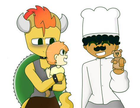 Bowser and Chef Pee Pee (and Jr also) by DevilInDisguise33 on DeviantArt