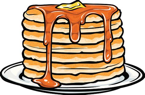 Pancake Clip Art, Vector Images & Illustrations - iStock