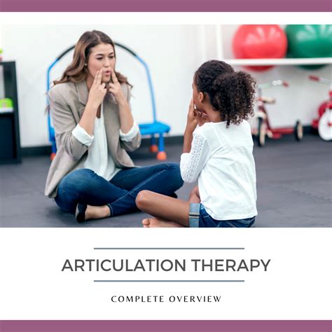 Articulation Therapy Guide - Speech Therapy Talk