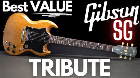 Gibson SG Tribute is the BEST VALUE - YouTube