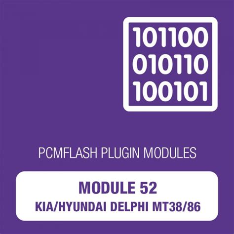 PCM Flash - Module 52 - Kia/Hyundai Delphi MT38/86 (pcmflash_module52 ...