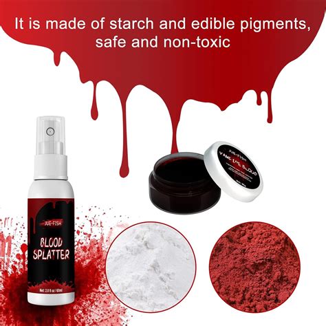 SFX Scar Makeup Kit, 6 In 1 Special Effects Halloween Makeup Set for ...