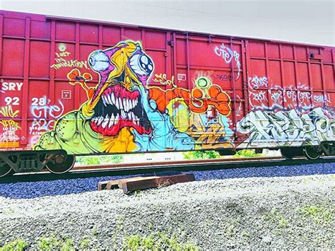 132 best Rail car graffiti images on Pinterest | Urban art, Train art ...