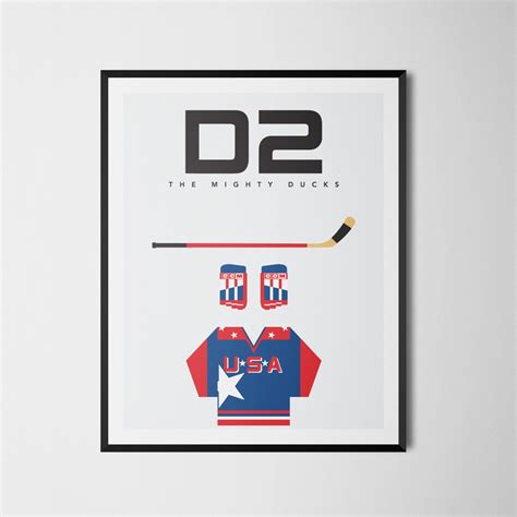 D2: The Mighty Ducks 18x24 Poster by WellingtonPrints on Etsy