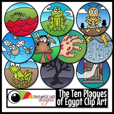 the ten plagues of egypt clip art