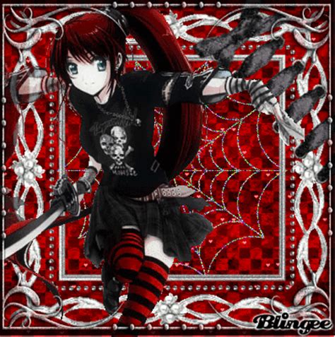 red anime girl Picture #118802898 | Blingee.com