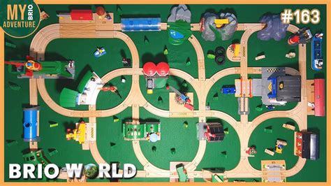 BRIO Train Track Accessories Layout [163] - YouTube