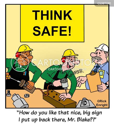 Think Safe Cartoons and Comics - funny pictures from CartoonStock