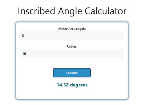 Inscribed Angle Calculator - Savvy Calculator