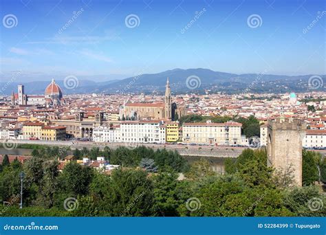 Florence Old Town stock image. Image of dome, tourism - 52284399