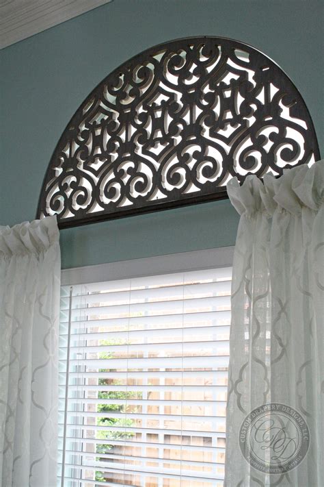 Installed a custom Tableaux design in this formal dining room arch ...