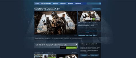 CoD Warzone 2.0 Steam page is available : r/tech2023