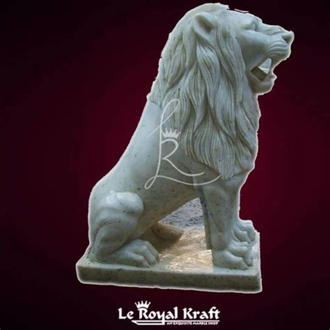 Marble Stone Lion Statue at Rs 13000/piece | Marble Lion in Chennai ...