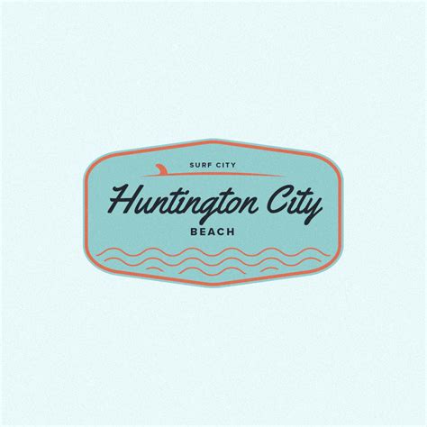 Huntington City Beach Logo Badge by Pier 19 Creative Co. on Dribbble