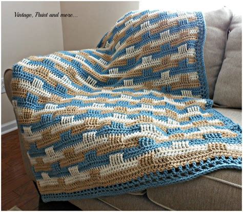 Basket Weave Crochet Blanket Pattern Free Web Featured Patterns Of The ...