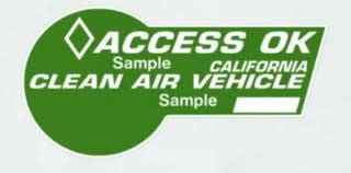 Here's how California's carpool (HOV-lane) stickers work now: updated