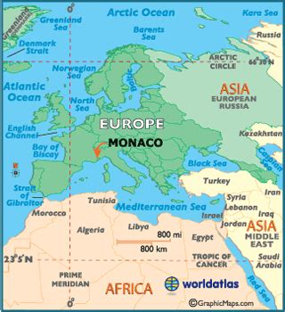 Monaco Map / Geography of Monaco / Map of Monaco - Worldatlas.com