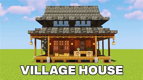 Japanese Village House | Minecraft Tutorial - YouTube