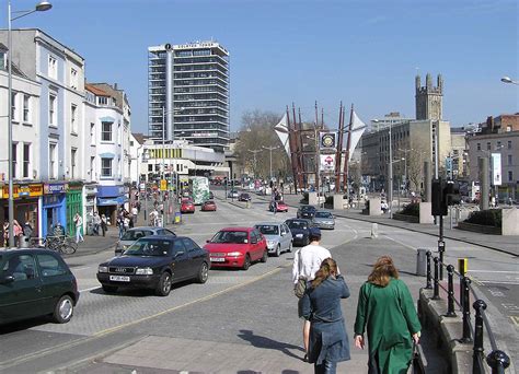 File:Bristol city centre from bottom of park street arp.jpg - Wikimedia ...