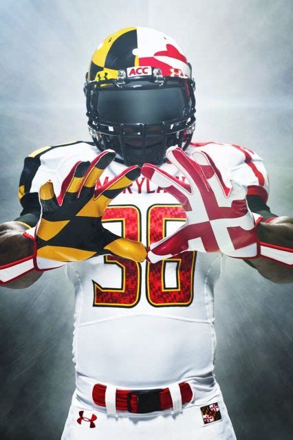 Maryland Football: University Of Maryland Football Gloves