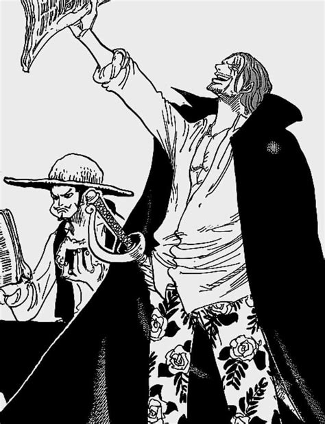 Shanks and Mihawk ||One Piece || One Piece 1, One Piece Drawing, One ...