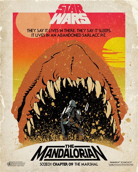 The Mandalorian Season 2 | Retro Star Wars Posters on Behance