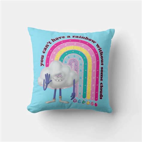 Trolls | Cloud Guy Rainbow Throw Pillow | Zazzle