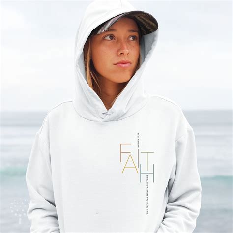 Faith Bible Verse Cool Christian Hoodie, Christian Apparel, Scripture ...